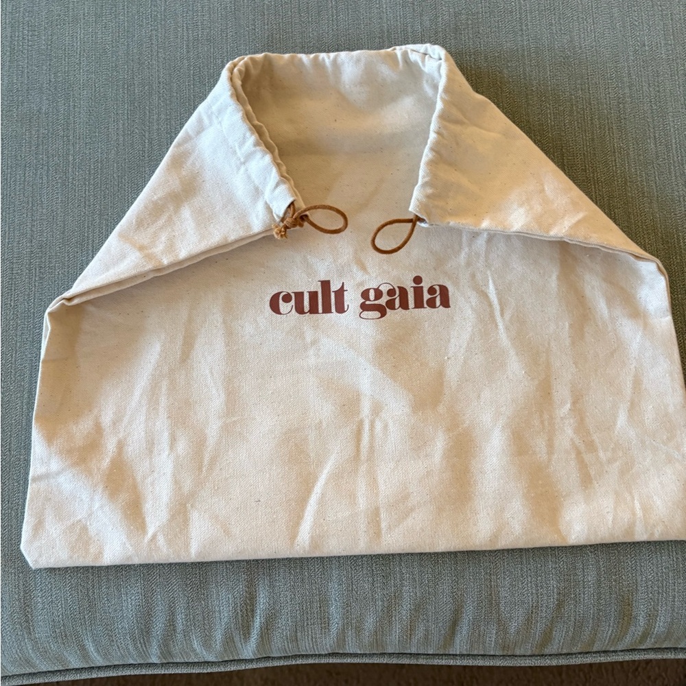 Cult Gaia Dust Bag. Large 16" Wide x 13" high.  BRAND NEW! Never used!